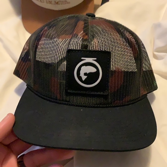Fishon Energy Camo Mesh Trucker Hat 